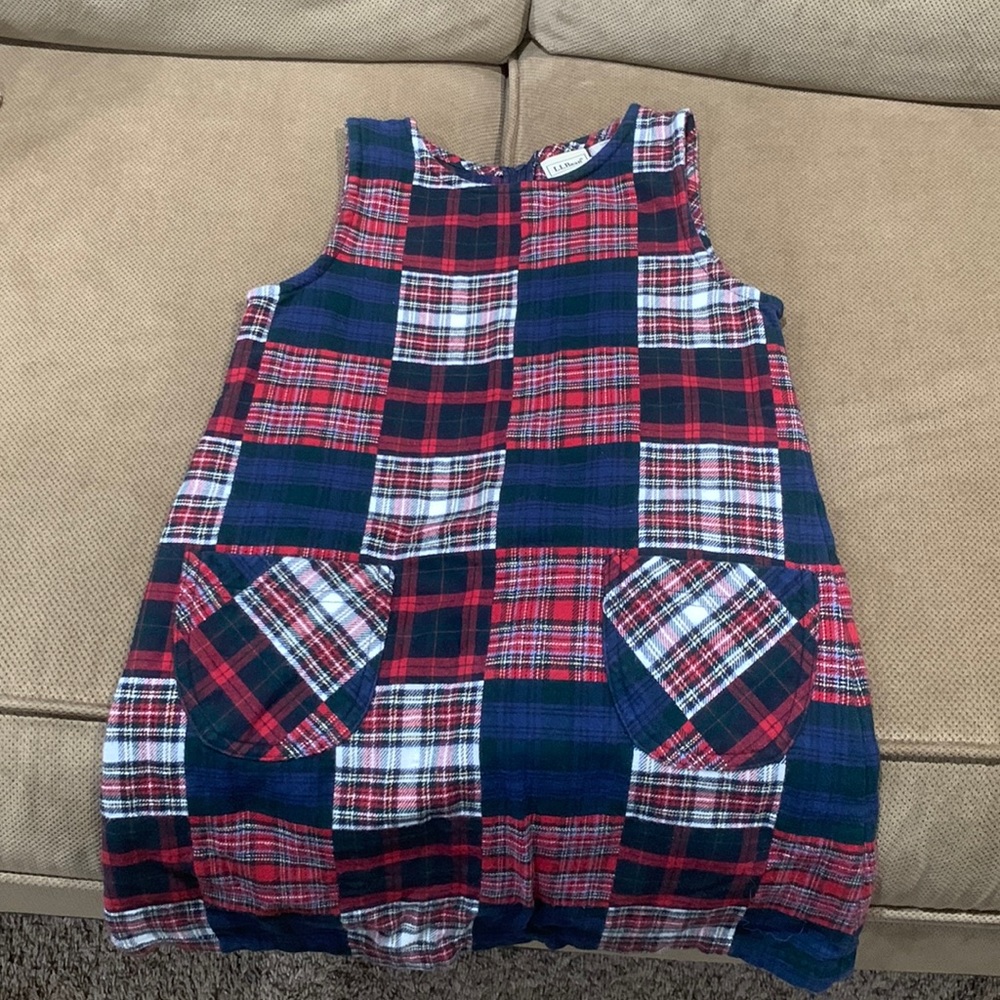 Girls Plaid Dress